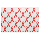 Tissu Ruban rouge de conscience + votre message (Fat Quarter)