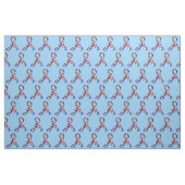 Tissu Ruban Sensibilisation sur l'autisme bleu (Fat Quarter)