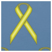 Tissu Ruban standard jaune par Kenneth Yoncich (Fermer)