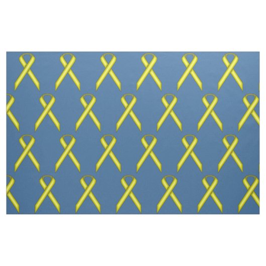 Tissu Ruban standard jaune par Kenneth Yoncich (Fat Quarter)