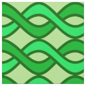 Tissu Rubans modernes du milieu du siècle, tons verts (Détail)