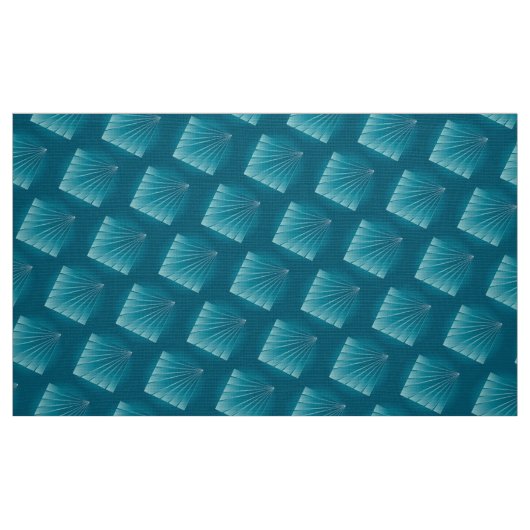 Tissu Rubans turquoise (Fat Quarter)