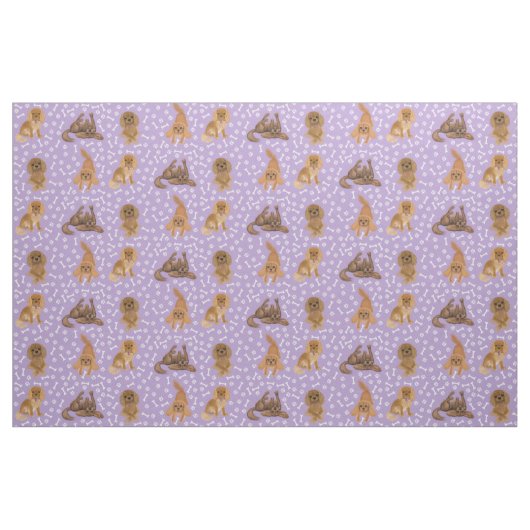 Tissu Ruby Cavalier King Charles Spaniel Fabric (Fat Quarter)