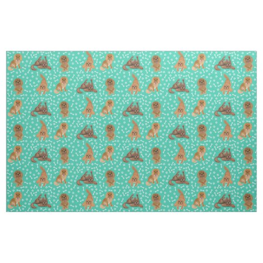 Tissu Ruby Cavalier King Charles Spaniel Fabric (Fat Quarter)