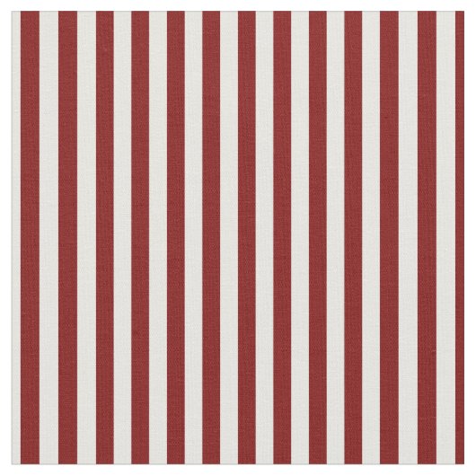 Tissu Ruby Red & White Stripes (Fermer)