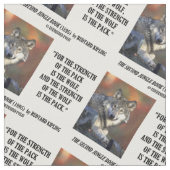 Tissu Rudyard Kipling Force De La Citation De Loup À Pac (Fermer)