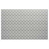 Tissu Rue Sésame | Logo B&W (Yard)