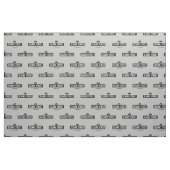 Tissu Rue Sésame | Logo B&W (Fat Quarter)