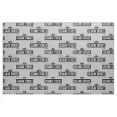 Tissu Rue Sésame | Logo B&W (Fat Quarter)