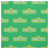 Tissu Rue Sésame | Logo couleur complète (Échantillon)