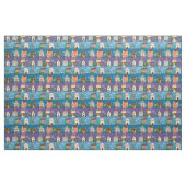 Tissu Rues de ville mignonnes (Fat Quarter)