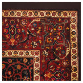 Tissu Rug perse rouge de Mashhad (Échantillon)