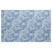 Tissu rural mer bleu (Fat Quarter)