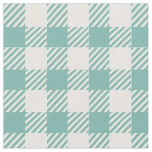 Tissu Russe Turquoise En vichy Buffalo Plaid
