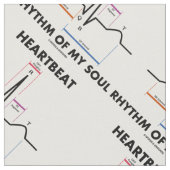 Tissu Rythme de battement de coeur de mon (Fermer)