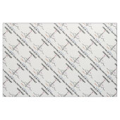 Tissu Rythme de battement de coeur de mon (Fat Quarter)