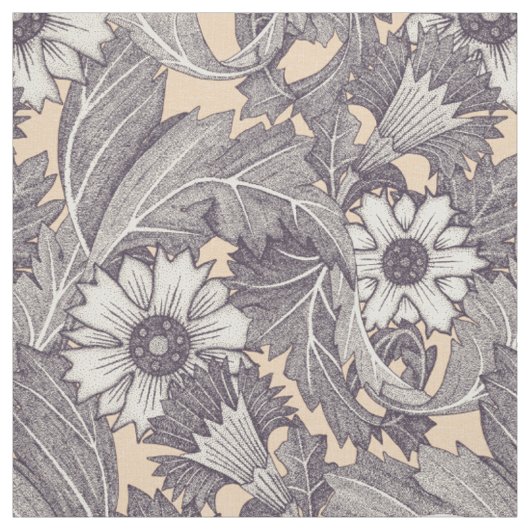 Tissu sable d'acanthus (Échantillon)