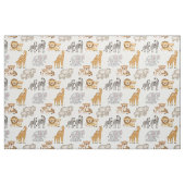 Tissu Safari Animaux (Yard)