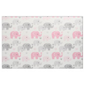Tissu Safari Elephant rose Grey (Fat Quarter)