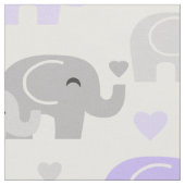 Tissu Safari Elephant violet gris (Fermer)