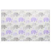 Tissu Safari Elephant violet gris (Fat Quarter)