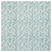 Tissu Sage Green Silk Drapes - Plumes blanches (Échantillon)