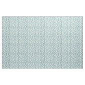 Tissu Sage Green Silk Drapes - Plumes blanches (Fat Quarter)