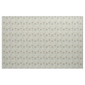 Tissu Sage Vert Beige Gingham Mignon Empreinte de Patte  (Yard)