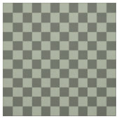 Tissu Sage Vert foncé Damier Damassé (Échantillon)