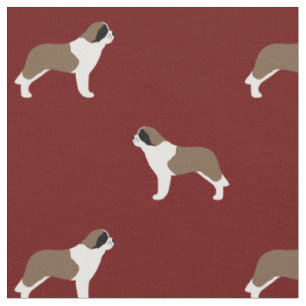 Tissu Saint Bernards Motif pour amateur de chiens