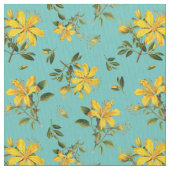 Tissu Saint Johns Wort Flowers Pattern (fermé)