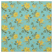 Tissu Saint Johns Wort Flowers Pattern (Échantillon)