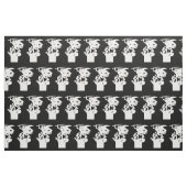 Tissu Saint Michael et Dragon (en blanc) (Fat Quarter)