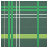 Tissu Saint Patrick's Day Vert foncé Plaid (Échantillon)