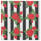 Tissu Saint-Valentin rayures verticales roses rouges rom (fermé)