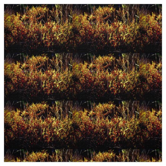 Tissu "Saison d'automne de l'or" (Échantillon)