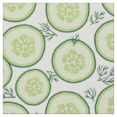 Tissu Salade de concombre (Détail)