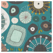 Tissu SALLES turquoise (Fermer)