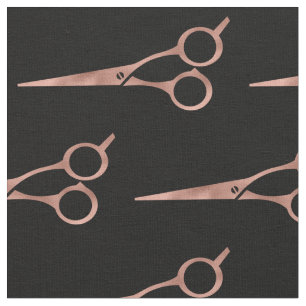 Tissu Salon rose Gold Ciseaux Hair Styliste