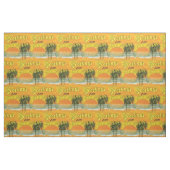 Tissu Salutations Vintages de la Floride Motif (Fat Quarter)