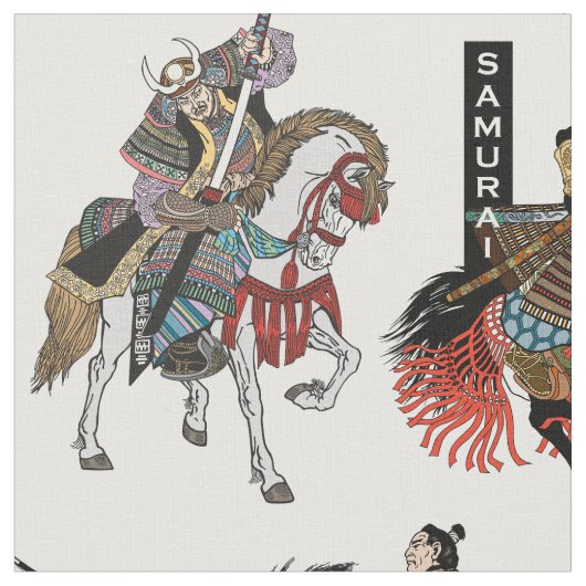 Tissu samouraï japonais (Fermer)