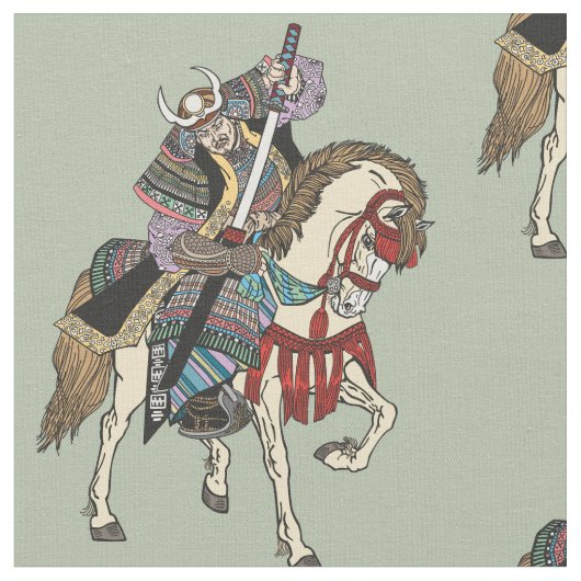 Tissu samouraï japonais (Fermer)