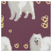 Tissu Samoyed Motif de l'anniversaire (fermé)