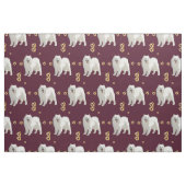 Tissu Samoyed Motif de l'anniversaire (Fat Quarter)