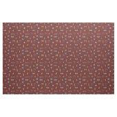 Tissu Sangria Texturée Moderne Milieu de Siècle (Yard)