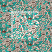 Tissu sarilmak brun (Carreau)