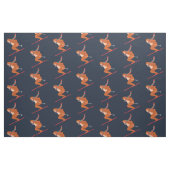 Tissu sasquatch de noël bigfoot yeti ski (Fat Quarter)