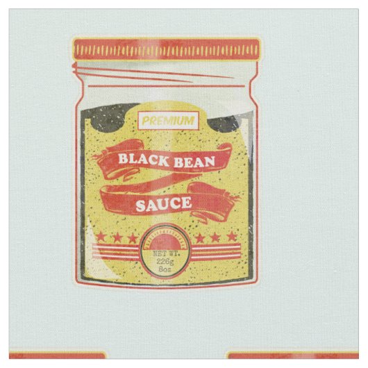Tissu Sauce au haricot noir (Fermer)