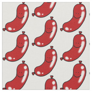 Tissu Saucisse mignonne