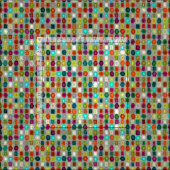Tissu saule de bande hexagonale (Carreau)